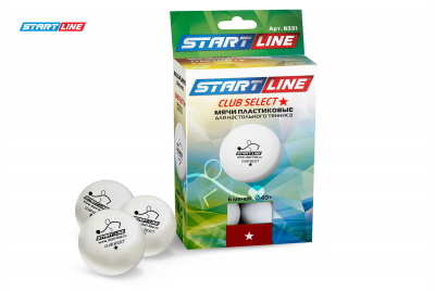 Мячи Start line Club Select 1* New (6 шт, бел.)